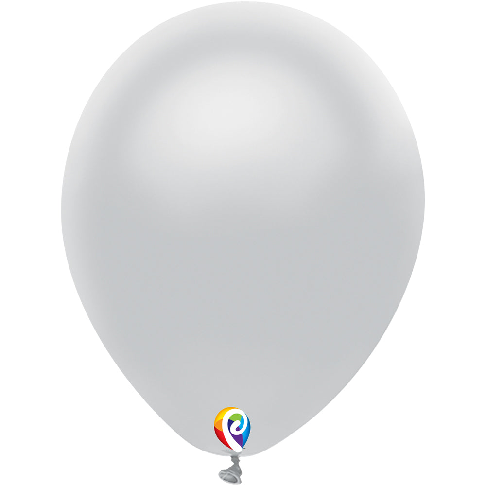 12 inch FUNSATIONAL METALLIC SILVER