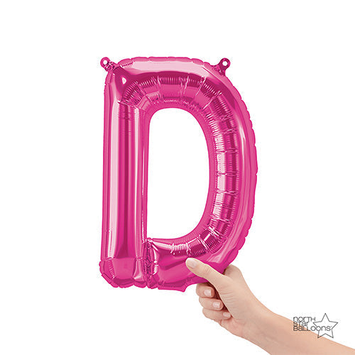 16 inch LETTER D - NORTHSTAR - MAGENTA (AIR-FILL ONLY)
