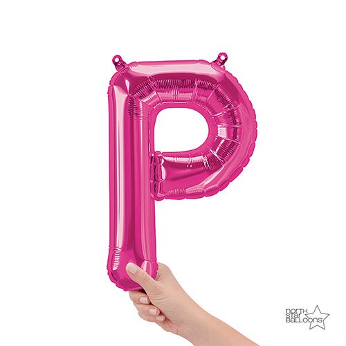 16 inch LETTER P - NORTHSTAR - MAGENTA (AIR-FILL ONLY)