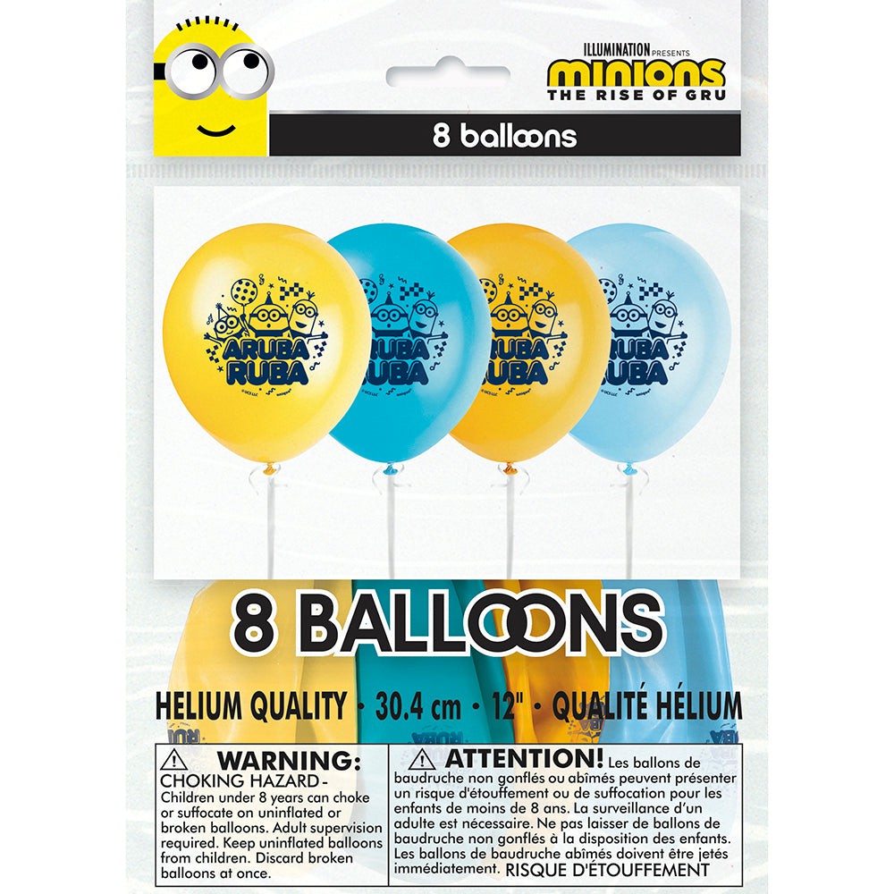 12 inch MINIONS 2 (8 PK)